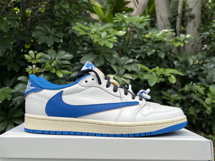 Authentic Travis Scott x fragment design x Air Jordan 1 Low OG