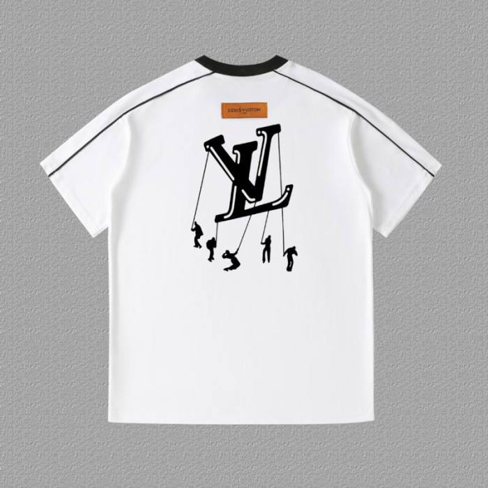 LV  t-shirt men-9535(XS-L)