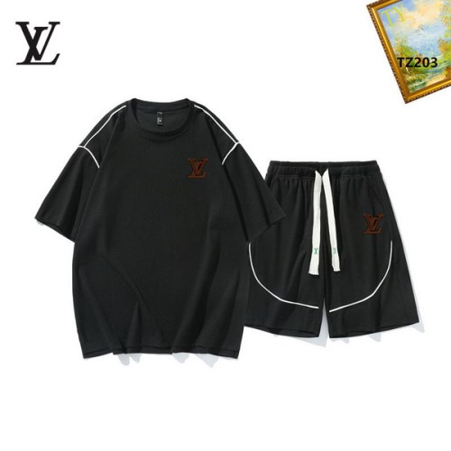 LV short sleeve men suit-288(M-XXXL)