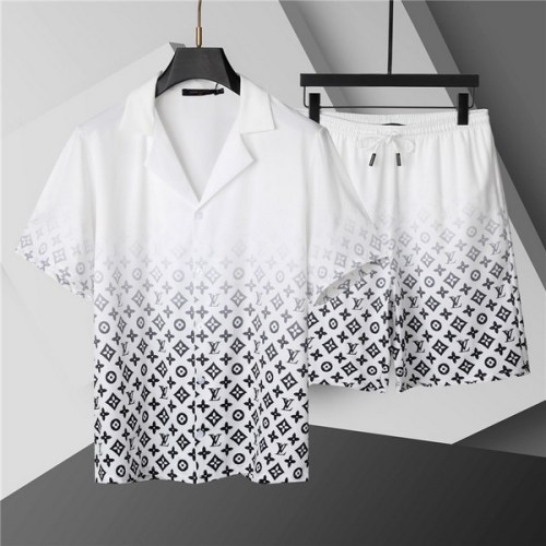 LV short sleeve men suit-294(M-XXXL)