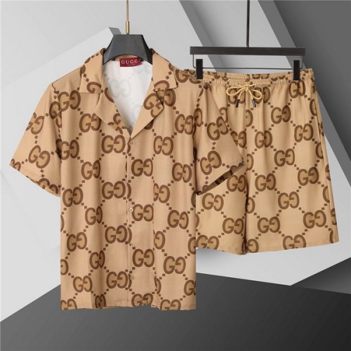 G short sleeve men suit-598(M-XXXL)
