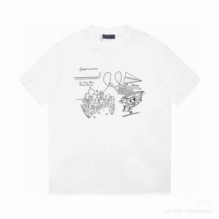 LV  t-shirt men-9867(XS-L)