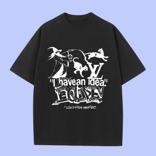 LV  t-shirt men-9888(XS-L)