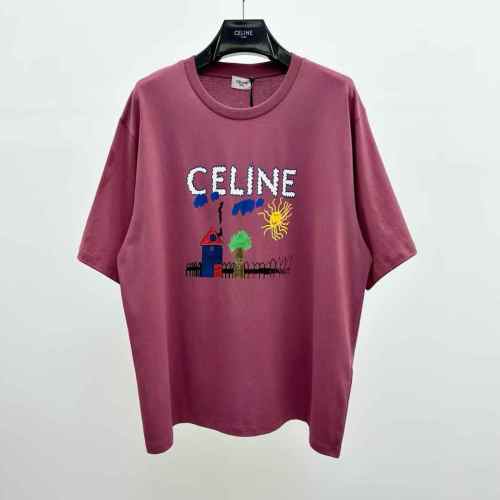 Celine shirt high end quality-115