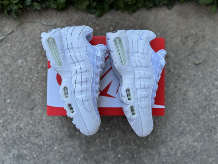 Authentic Nike Air Max 95 Big Bubble OG“Triple White