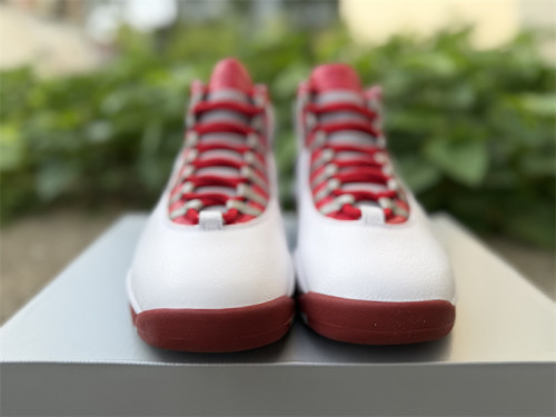 Authentic Air Jordan 10 Retro Red Steel