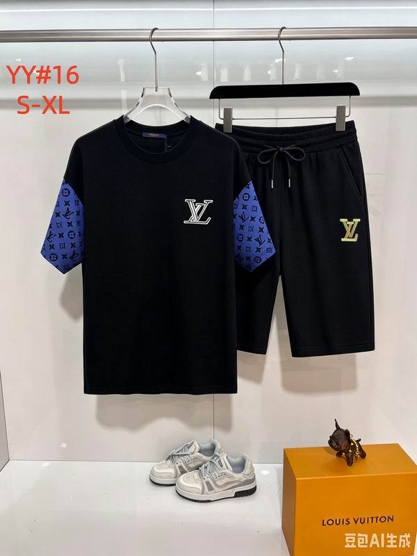LV short sleeve men suit-350(S-XL)