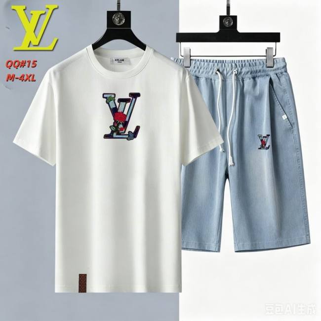 LV short sleeve men suit-339(M-XXXXL)