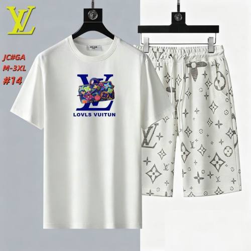 LV short sleeve men suit-315(M-XXXL)