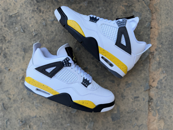 Authentic Air Jordan 4 Retro Rare Air Tour Yellow