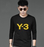 Y 3山本yaosiシンプルレターTシャツ春と秋の長袖ボトムトップスポーツTシャツ
