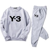 Y - 3山本Yoosi春と秋の親子スーツシンプルなファッションセーターレジャースポーツスーツカップルスーツ家族のスーツ