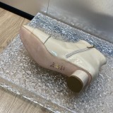Dior 2023秋冬新作太ヒールスクエアトゥレディースショートブーツ