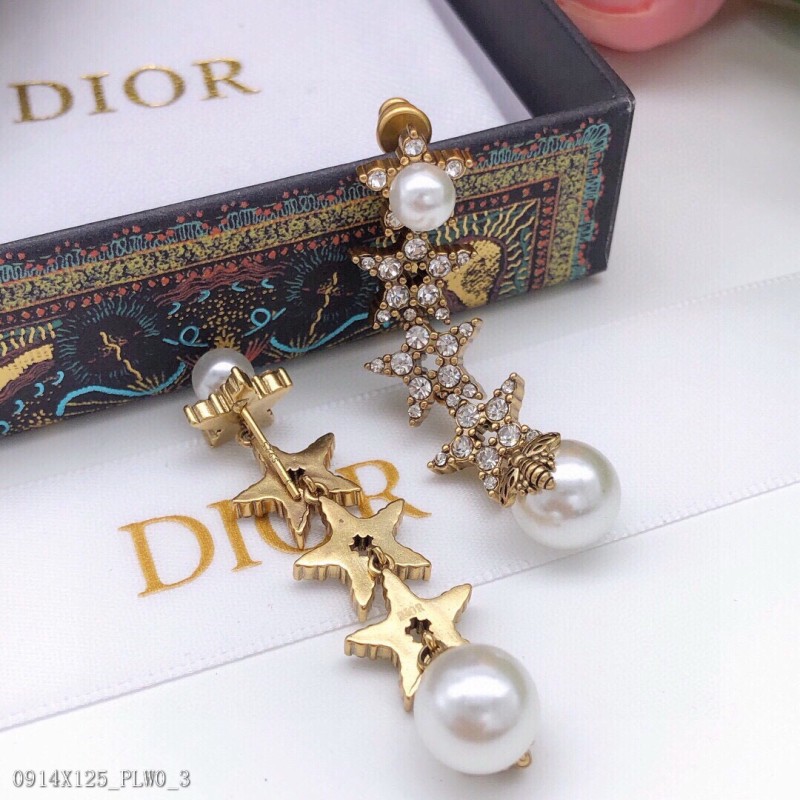 Diorのイヤリングおしゃれなイヤリングレディースイヤリング 星のイヤリング 真鍮マテリアル