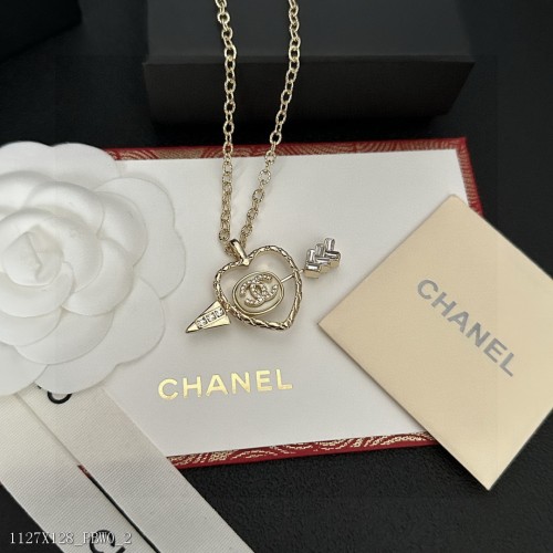 Chanelネックレスレディースネックレスおしゃれネックレス真鍮素材