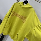 Balenciaga黄色の大廓形のフードコート
