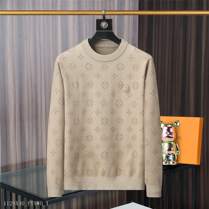ルイ・ヴィトンの秋冬新作メンズセーター、最新ハイネックの薄手セーター