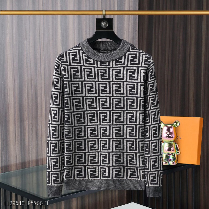 fendi秋冬新作メンズセーター、最新型ハイネック薄手セーターおしゃれセーター男女セーター
