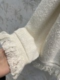 Diorフリンジセーターレディースセーターおしゃれセーター