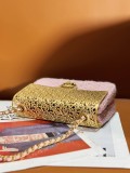 Chanelレディースバッグおしゃれバッグショルダーバッグ斜めショルダーチェーンバッグ サイズ：17 x 12 x 5 cm