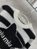 miumiuクルーネックセーターレディースセーターおしゃれセーター