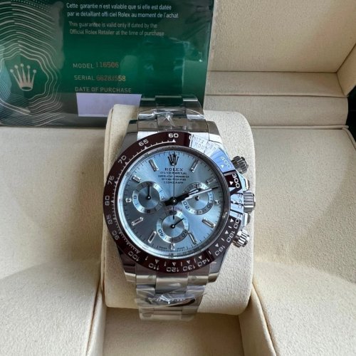ロレックスm 116506-0002アイスブルー盤40 mmスチールベルト男性機械式腕時計