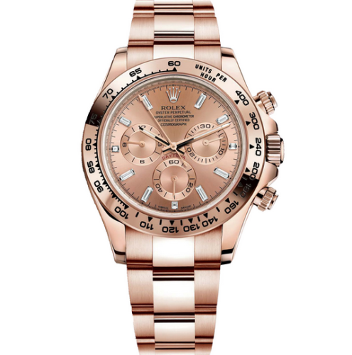 ロレックスm 116505-0017ローズゴールドベルト男性機械式腕時計
