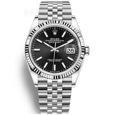 ロレックスm 126234-0015ブラック盤36 mm 3235ムーブメント自動機械式男性用腕時計