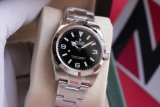 ロレックスm 124270-0001男性機械式腕時計36 mm