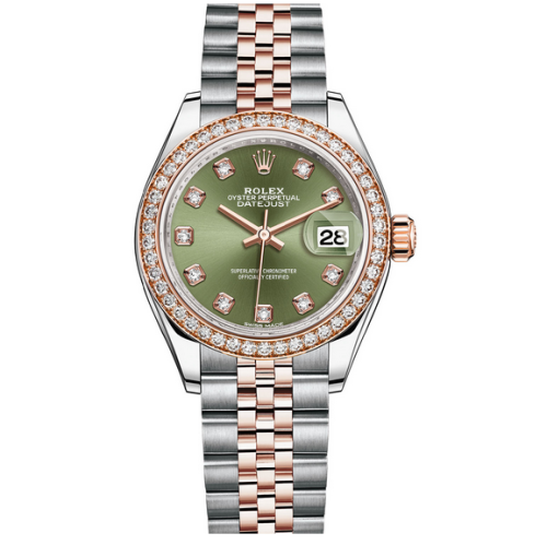 ロレックスm 279381 rbr-007レディース機械式腕時計