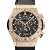 ウブロ HUBLOT クラシックフュージョン アエロ クロノグラフ キングゴールド ダイヤ 525.OX.0180.LR.1104