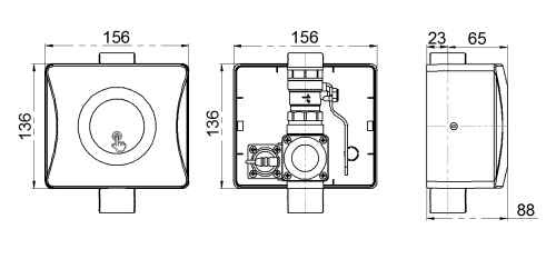 New Arrival Smart Touch WC Sensor Flusher Automatic Toilet Sensor DT-557D/A/AD