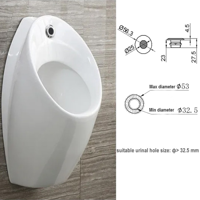 Hang Automatic Integrated Sensor Ceramic Urinal DT-610D