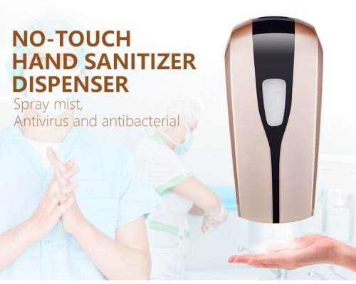 1000 ml Non-contact Alcohol  Spray Hand Sanitizer  Automatic Sensor Soap Dispenser DT-6808C