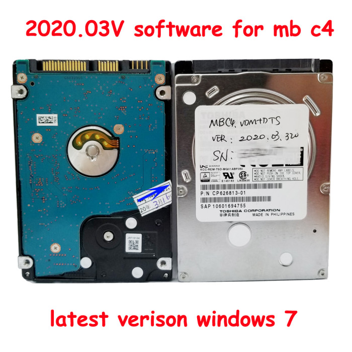 MB star c4 V3-2022 Professional Full Software HHT-WIN/X-ENT-RY/DAS-EPC/WIS/VEDIAMO/DTS-Monaco HDD/SSD For MB SD C3/C4/C5