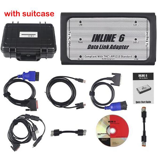 2021 INLINE 6 Data Link Adapter Insite Latest V8.7 Heavy Duty Diagnostic Tool Scanner Interface Inline6