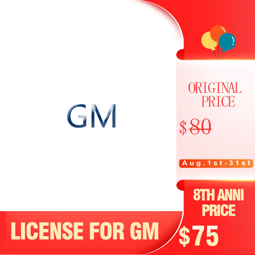 [8th Anni Sale] VXDIAG Multi Diagnostic Tool Authorization License for GM
