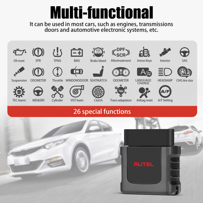 [US/EU Ship] Original Autel MaxiVCI Mini VCI Mini Bluetooth Diagnostic Interface for MK808BT MK808TS MX808TS MP808TS TS608 MS906S