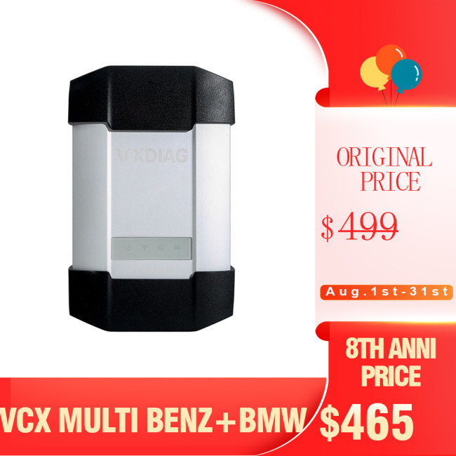 [8th Anni Sale] New ALLSCANNER VXDIAG MULTI Diagnostic Tool for BMW and BENZ Without HDD Software
