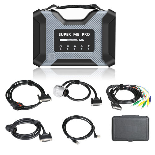 [EU Ship] Super MB Pro M6 Wireless Star Diagnosis Tool Full Configuration Work on Both Cars and Trucks Support W223 C206 W213 W167