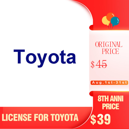 [8th Anni Sale] VXDIAG Multi Diagnostic Tool Authorization License for Toyota