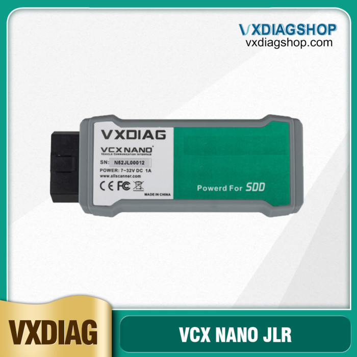 [8th Anni Sale] (Ship from US) V162 VXDIAG VCX NANO for Land Rover and Jaguar with JLR SDD Software USB Version