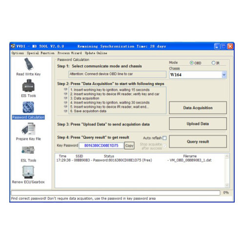 5 Tokens for VVDI MB TOOL BENZ Password Calculation