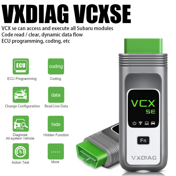 [8th Anni Sale] New VXDIAG VCX SE for Subaru OBD2 Diagnostic Tool with 2022.1 SSM3 SSM4 Software Support WIFI Offer 2 More Car License for Free