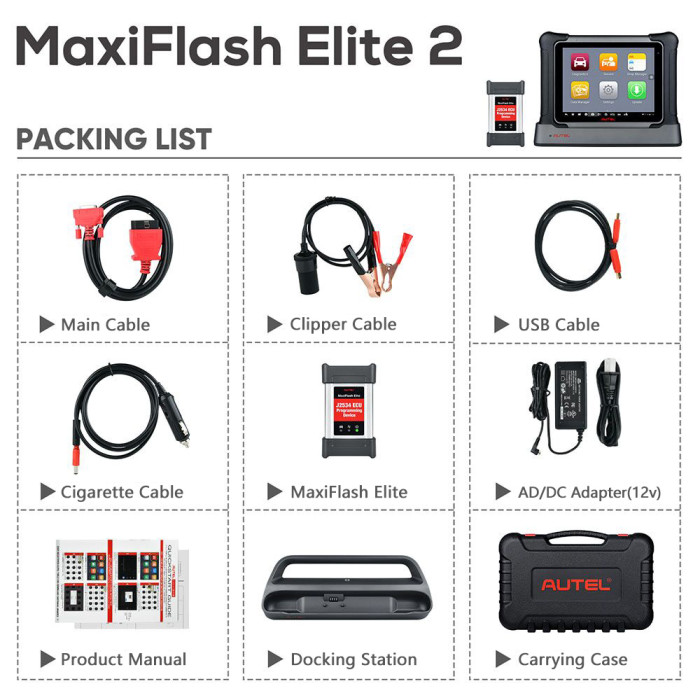 [7% Off $2138] 2022 Autel Maxisys Elite II Automotive Full Systems Diagnostic Tool with J2534 ECU Programming
