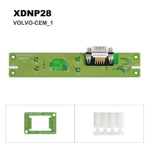 Xhorse XDNPP2 Solder-Free Adapters for Volvo 3pcs/set Work with MINI PROG and KEY TOOL PLUS