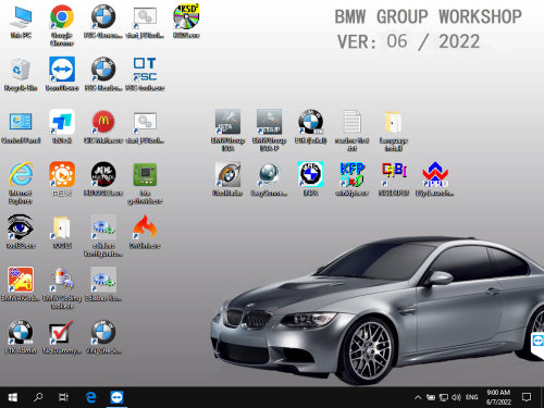 V2022.06 VXDIAG BMW Software ISTA-D 4.35.20 ISTA-P 3.70.2.200 with Engineers Programming Win10 System 500GB SSD