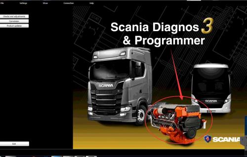 V2.48.5 SDP Industrial Edition Scania SDP3 Diagnosis & Programming Software License For Industry and Marine