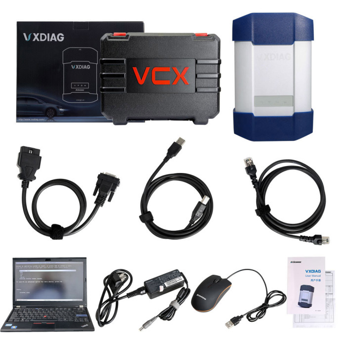 VXDIAG Multi Tool for Full Brands with 2TB SSD Laptop Lenovo X220 incl JLR HONDA GM VW FORD MAZDA TOYOTA PORSHCE Subaru VOLVO BMW BENZ