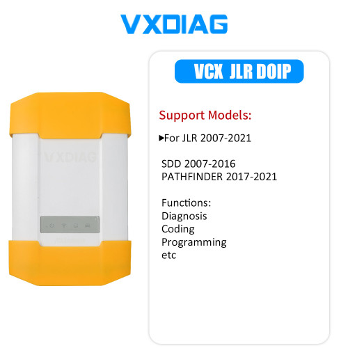 New VXDIAG VCX DoIP JLR Diagnostic Tool for Jaguar Land Rover with DOIP Software HDD
